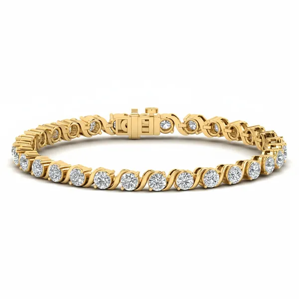 Gleaming Sparkle Diamond Bracelet - Laboratory-Grown Diamond Ladies Bracelet