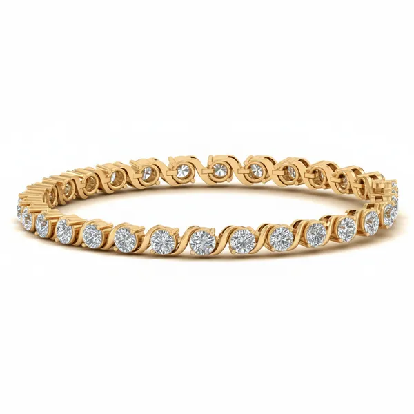 Gleaming Sparkle Diamond Bracelet - View 2