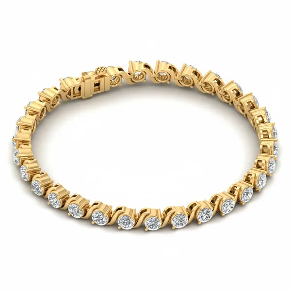 Gleaming Sparkle Diamond Bracelet - View 4