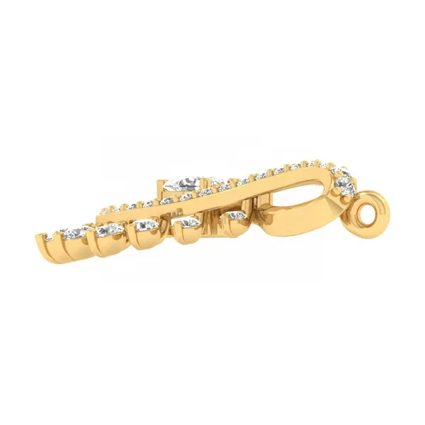 Timeless Teardrop Diamond Mangalsutra - View 3