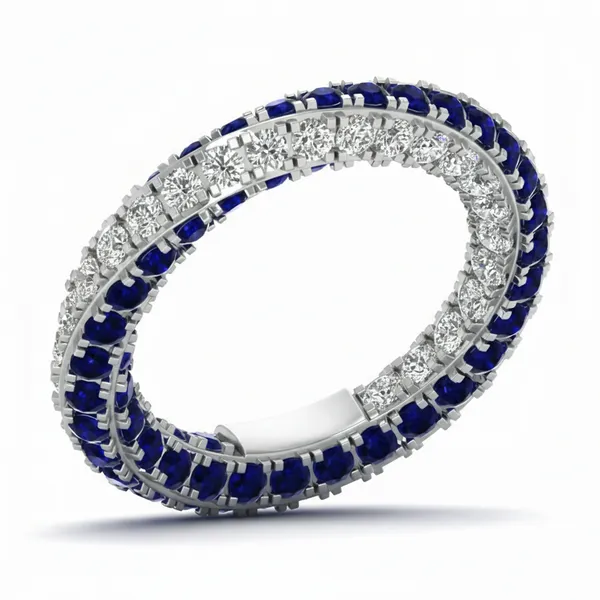 Striking Floral Diamond Ring - Laboratory-Grown Diamond Ladies Ring