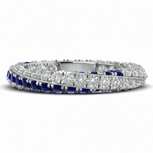 Striking Floral Diamond Ring - View 2