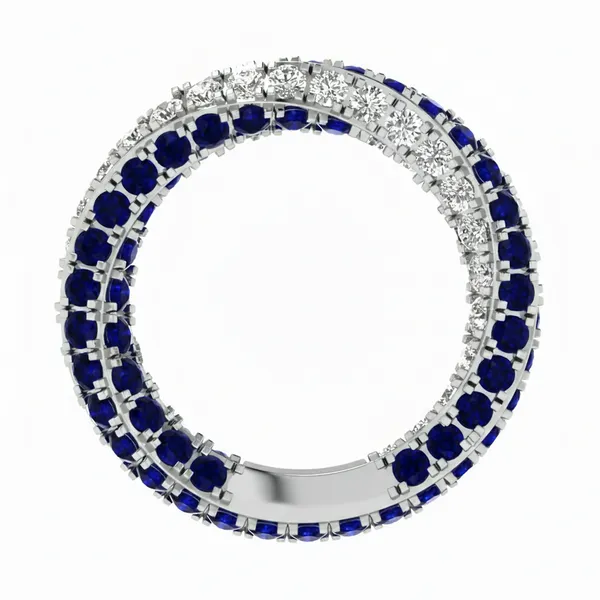 Striking Floral Diamond Ring - View 3