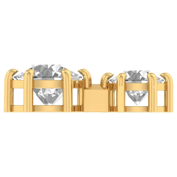 Radiance Floral Diamond Pendant - View 3