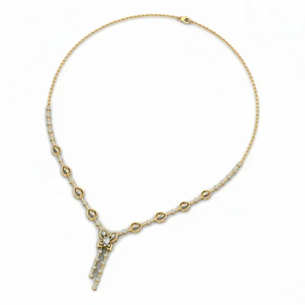 Couture Layered Diamond Necklace - View 3