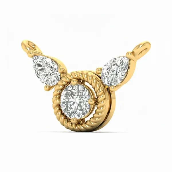 Majestic Channel Diamond Mangalsutra - View 2