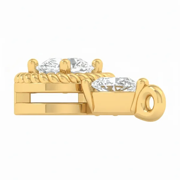 Majestic Channel Diamond Mangalsutra - View 3