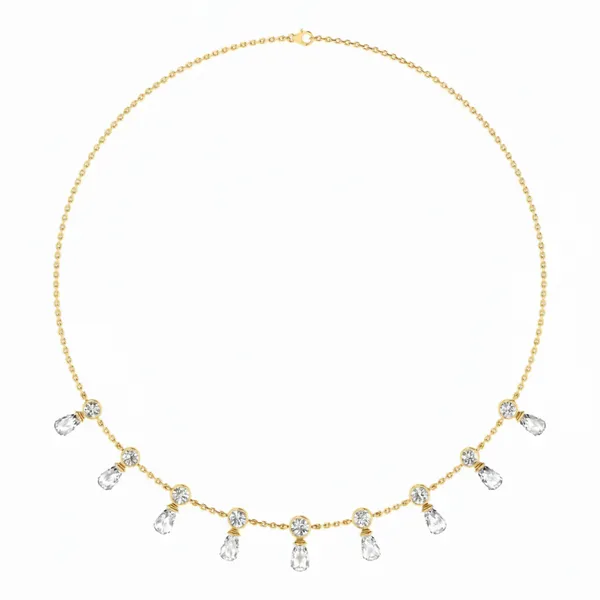 Imperial Tassel Diamond Necklace - Laboratory-Grown Diamond Necklace