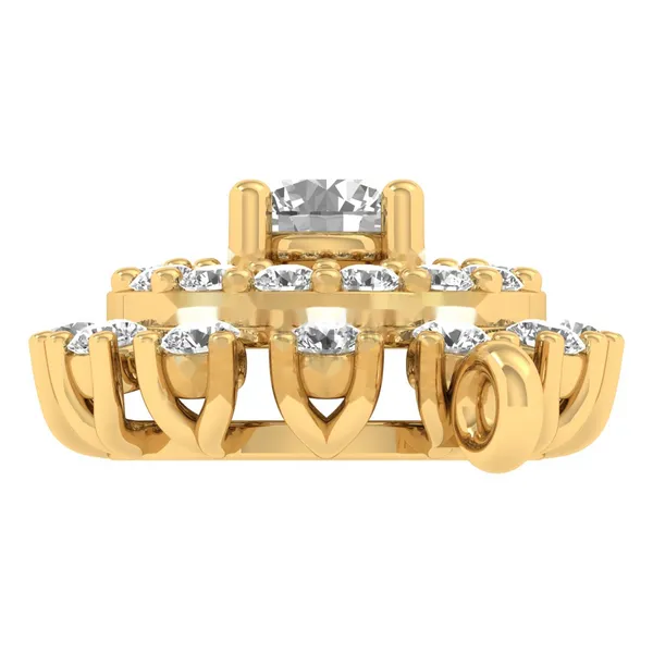 Whimsical Sacred Diamond Mangalsutra - View 3