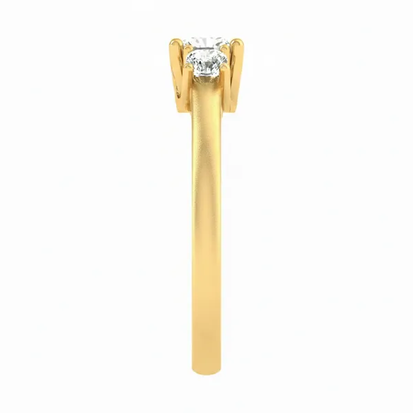 Precious Floral Diamond Ring - View 4