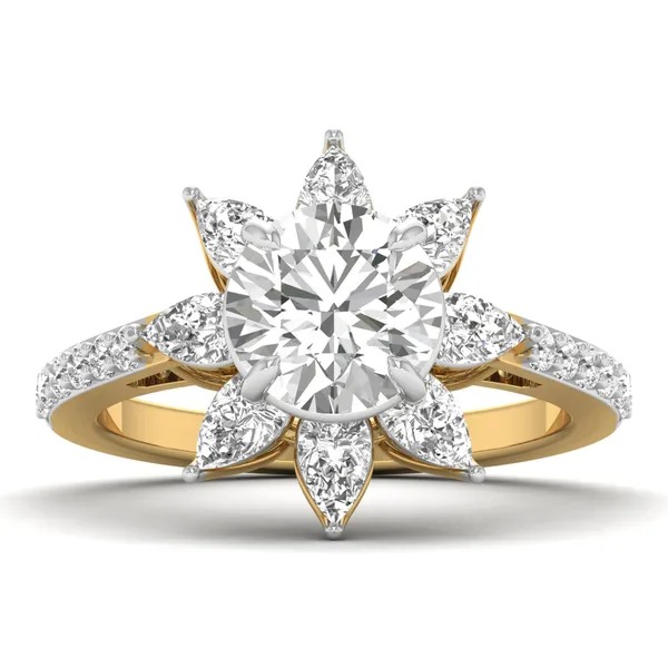 Celestial Signet Diamond Ring - View 2