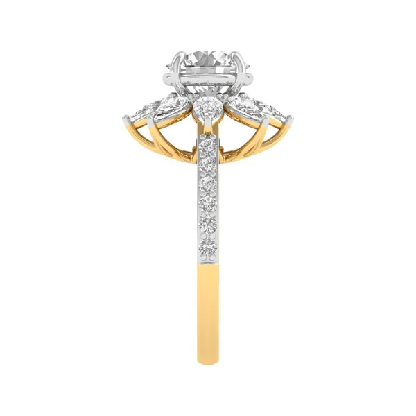 Celestial Signet Diamond Ring - View 4