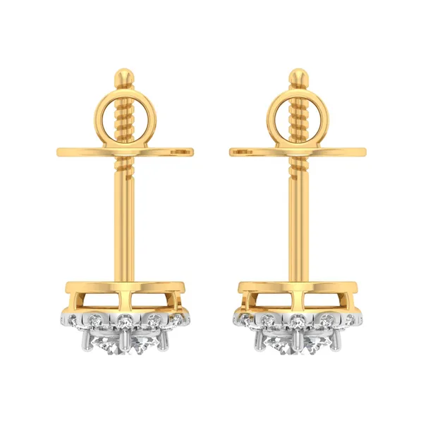 Julienne Lotus Mosaic Earrings - View 4