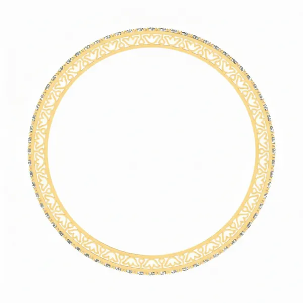 Sparkling Ribbon Diamond Bangle - View 3