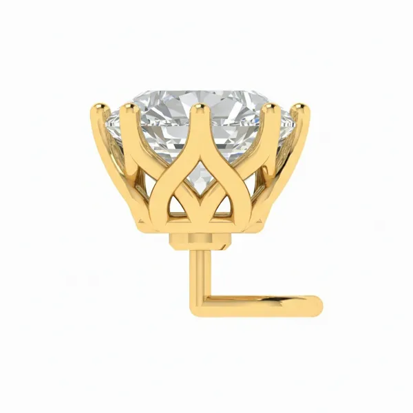 Stately Starlight Diamond Nosepin - View 4