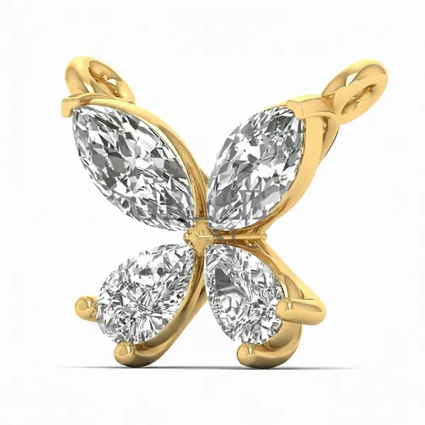 Splendid Star Diamond Pendant - View 2