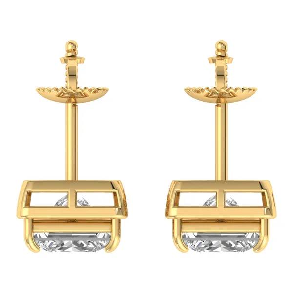 Ardent Solitaire Studs - View 4