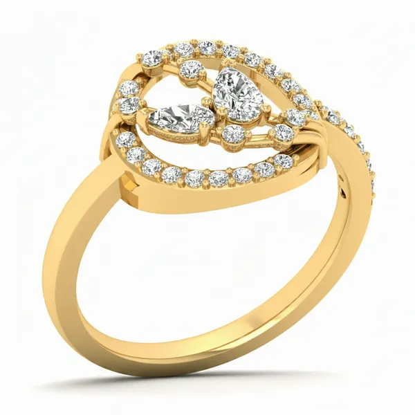 Celestial Trellis Diamond Ring - Laboratory-Grown Diamond Ladies Ring