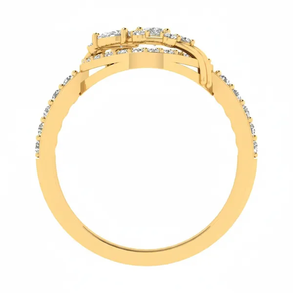 Celestial Trellis Diamond Ring - View 3