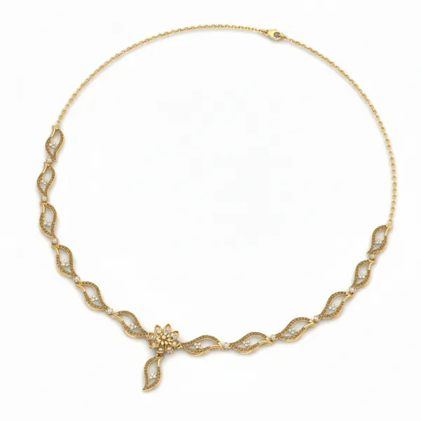 Radiant Radiance Diamond Necklace - View 3