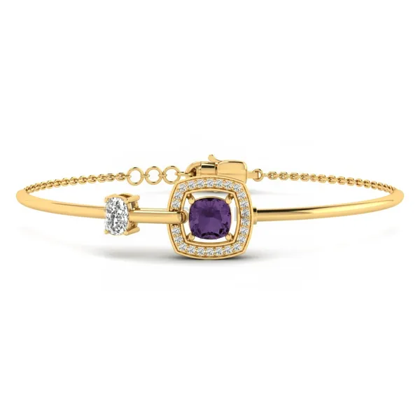 Couture Geometric Diamond Bracelet - Laboratory-Grown Diamond Ladies Bracelet