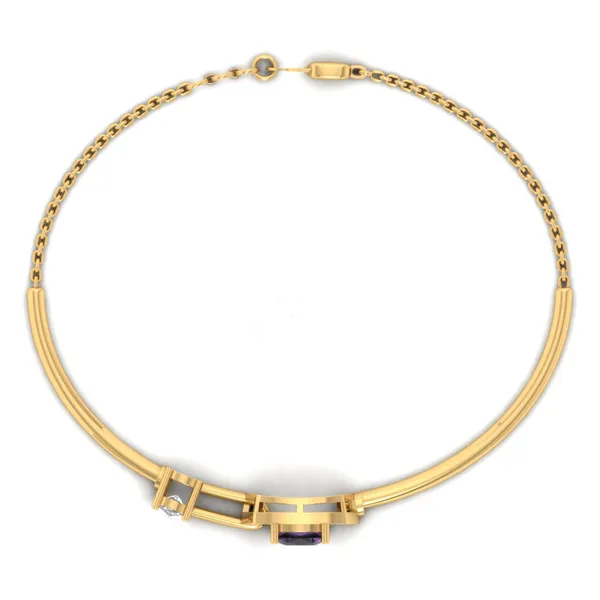 Couture Geometric Diamond Bracelet - View 3