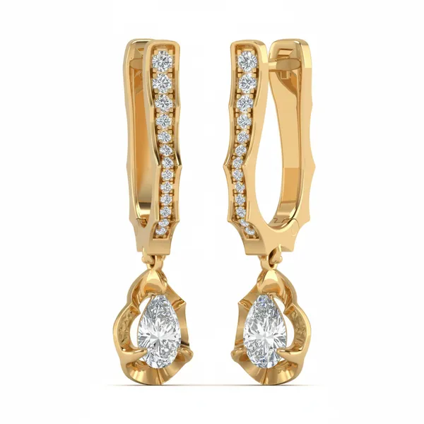 The Aveline Blossom Multi-Stone Earrings - View 2