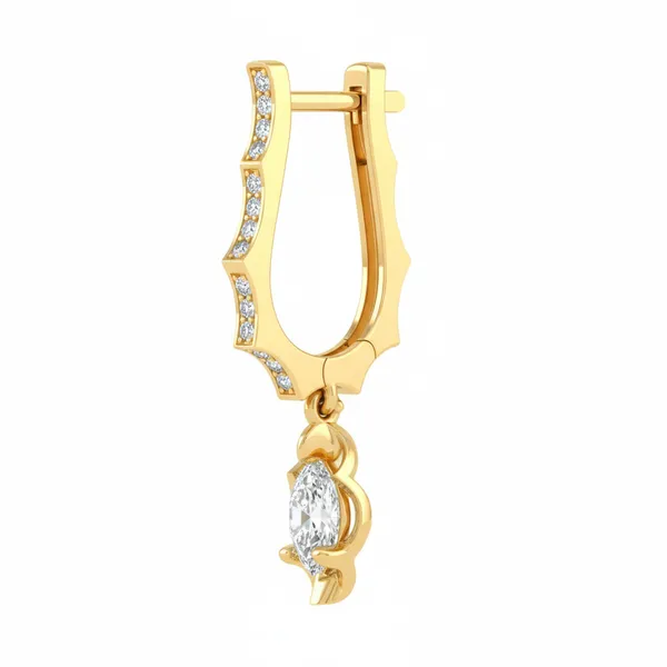 The Aveline Blossom Multi-Stone Earrings - View 3