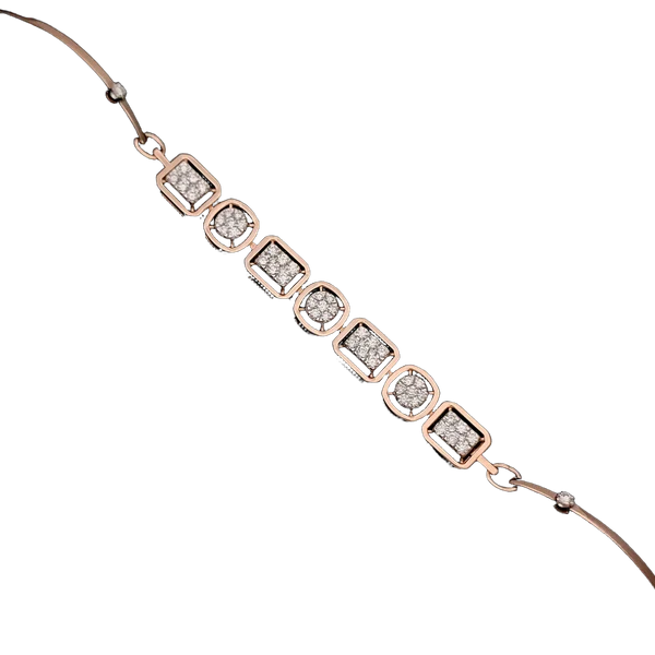 Charming Velvet Diamond Ladies Bracelet - Laboratory-Grown Diamond Ladies Bracelet