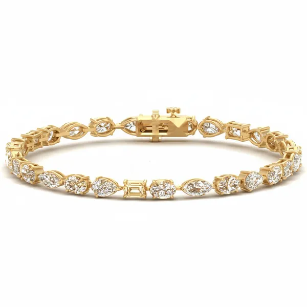 Artisan Woven Diamond Bracelet - Laboratory-Grown Diamond Ladies Bracelet
