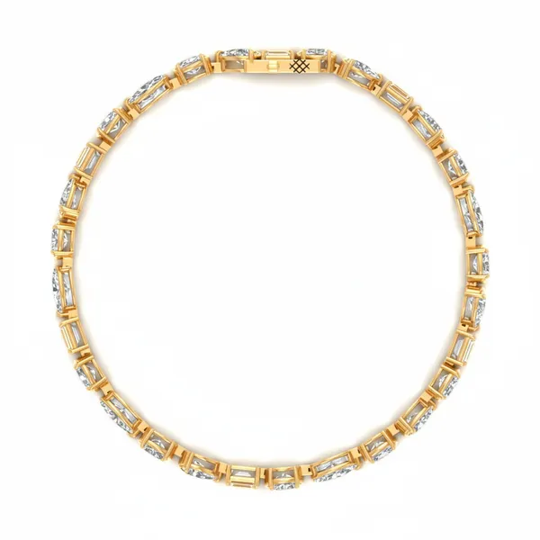 Artisan Woven Diamond Bracelet - View 3