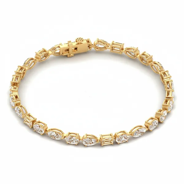 Artisan Woven Diamond Bracelet - View 4