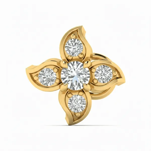 Celestial Screw-Back Diamond Nosepin - Laboratory-Grown Diamond Nose Pin