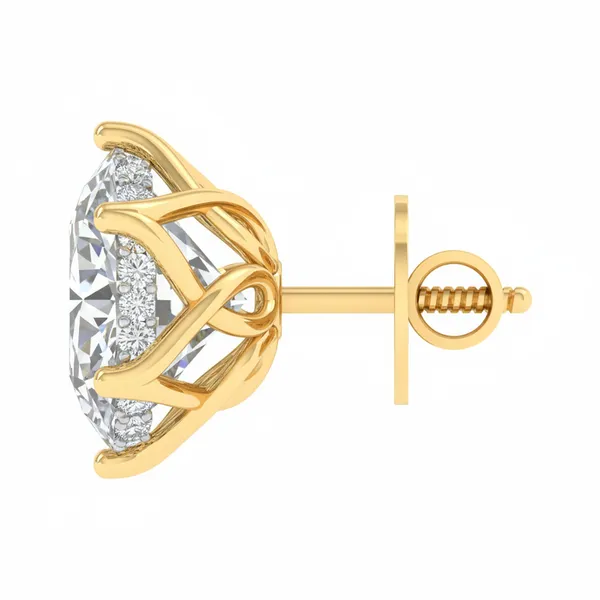 Ondine Solitaire Earrings - View 3