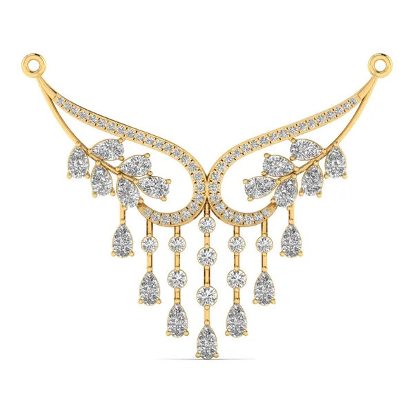 Brilliant Heritage Diamond Mangalsutra - Laboratory-Grown Diamond Mangalsutra