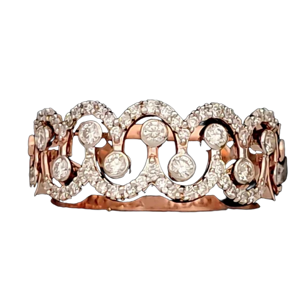 Regal Cascade Diamond Ladies Ring - Laboratory-Grown Diamond Ladies Ring