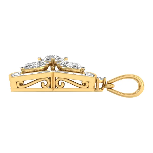 Regal Infinity Diamond Pendant - View 3