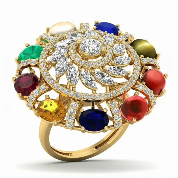Radiance Pave Diamond Ring - Laboratory-Grown Diamond Ladies Ring