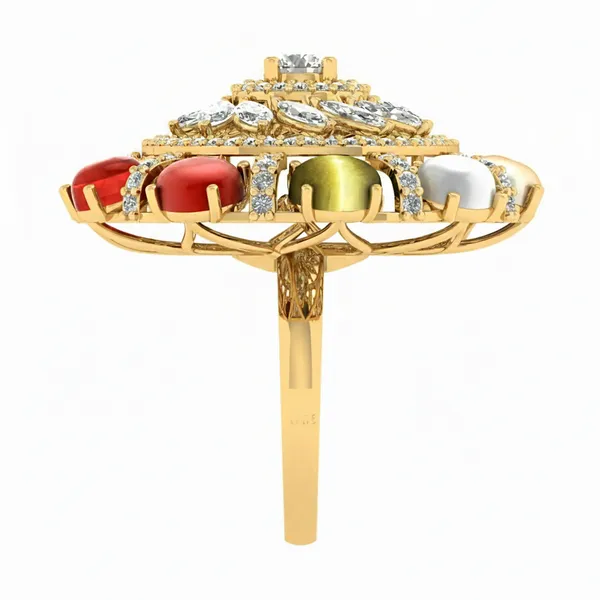 Radiance Pave Diamond Ring - View 4