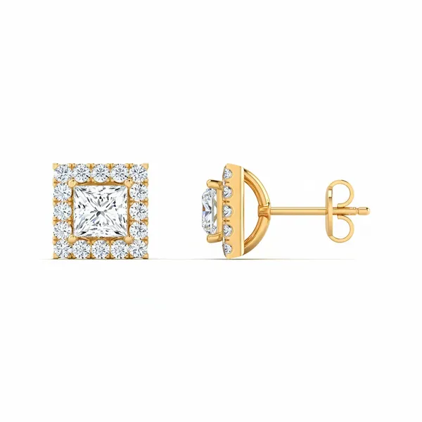 The Cadenza Drapery Linear Drop Earrings - Laboratory-Grown Diamond Earrings