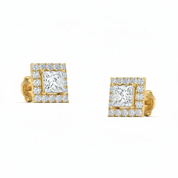 The Cadenza Drapery Linear Drop Earrings - View 3