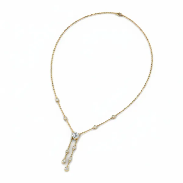 Bespoke Stardust Diamond Necklace - View 3