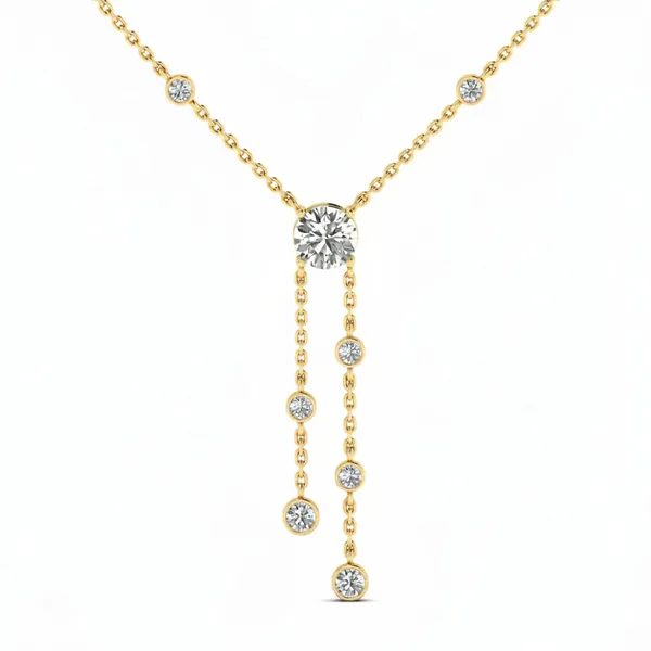 Bespoke Stardust Diamond Necklace - View 4