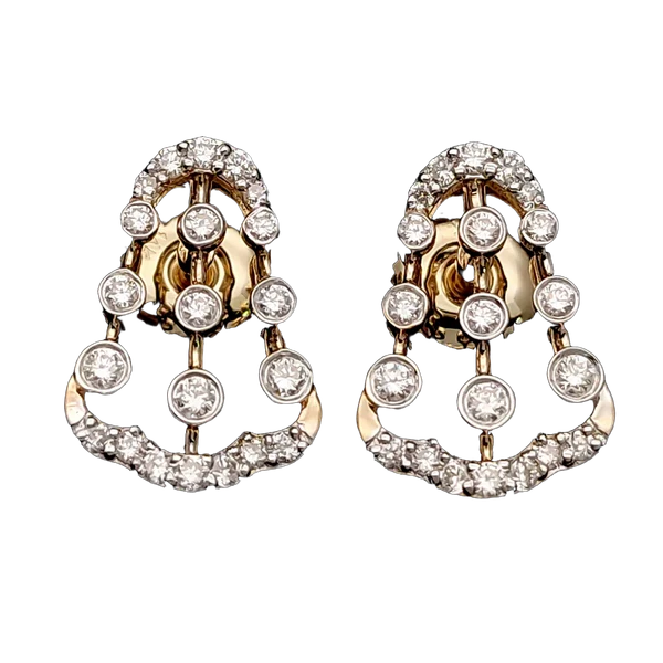 Regal Petal Diamond Earrings MNER1418