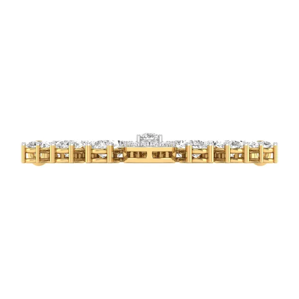 Opulent Moonbeam Diamond Mangalsutra - View 4