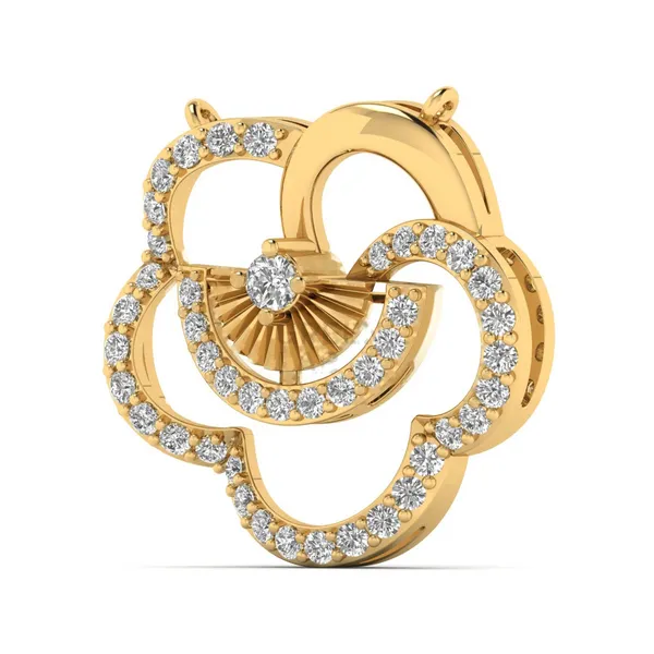 Precious Bar Diamond Pendant - View 2