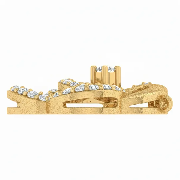 Precious Bar Diamond Pendant - View 3