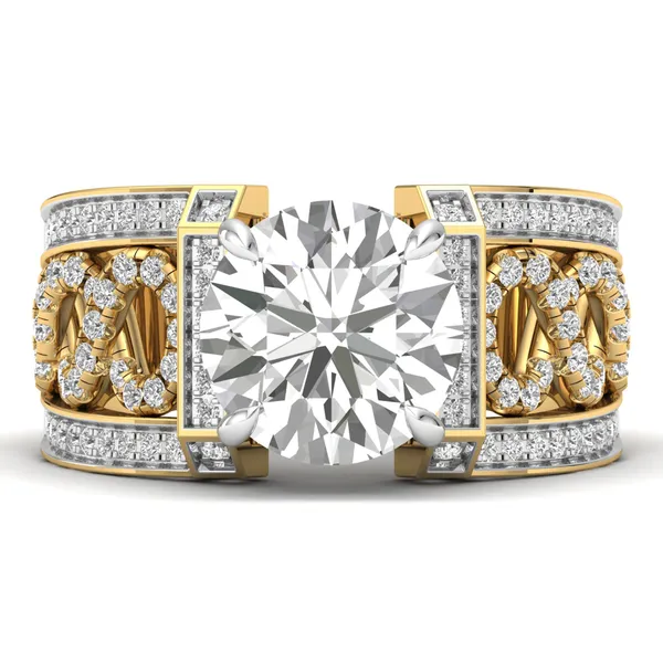 Harmonious Dome Diamond Ring - View 2