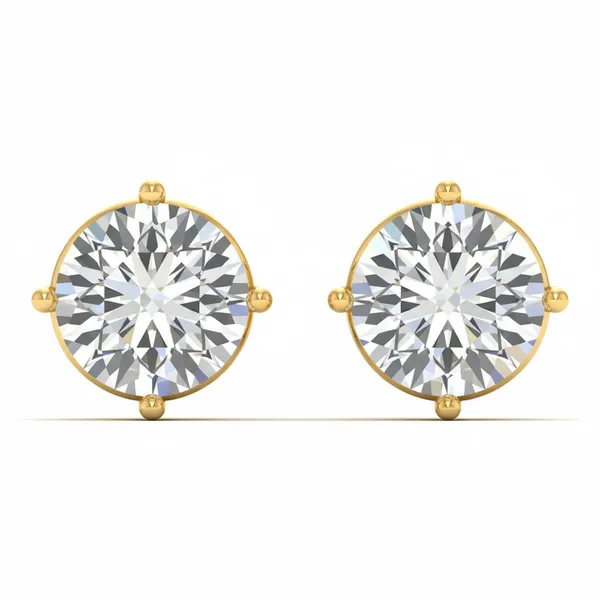 Novella Diamond Studs - Laboratory-Grown Diamond Earrings