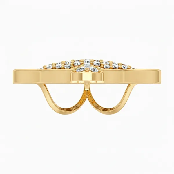Harmonious Solitaire Diamond Pendant - View 4